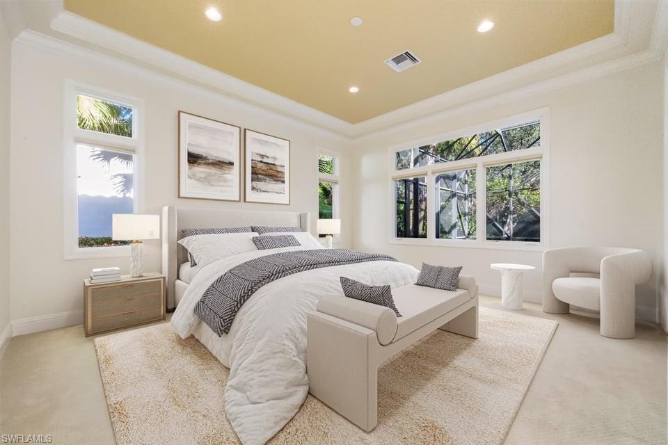 Owner's suite virtually staged