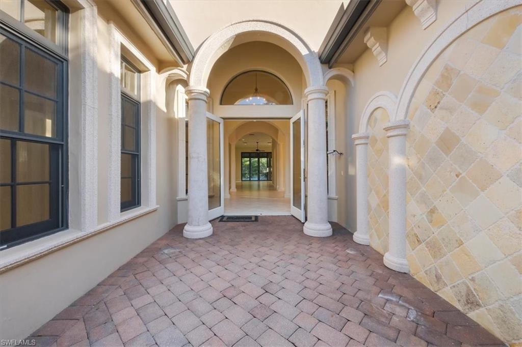 front courtyard