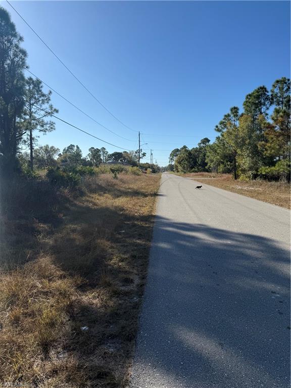 View of asphalt road