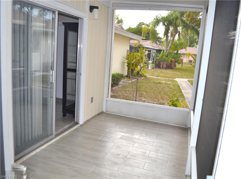 Screened lanai