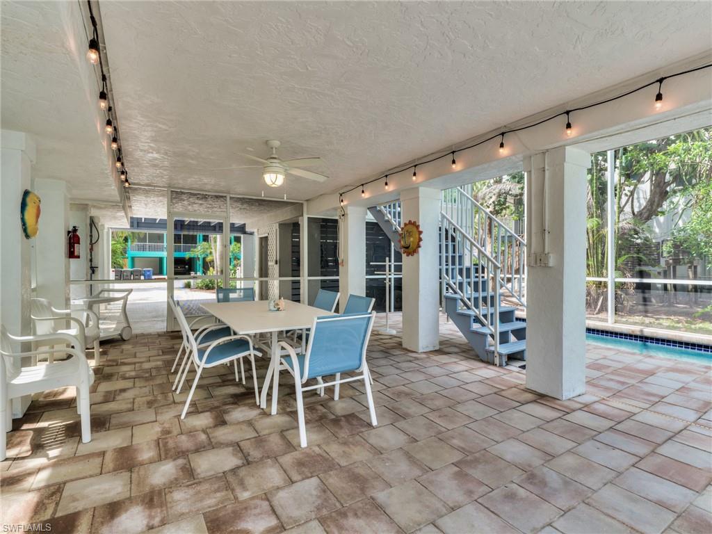 Paver stone pool deck