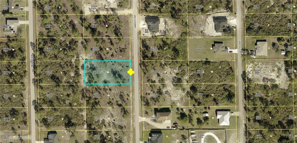 Map of property location with property boundaries highlighted