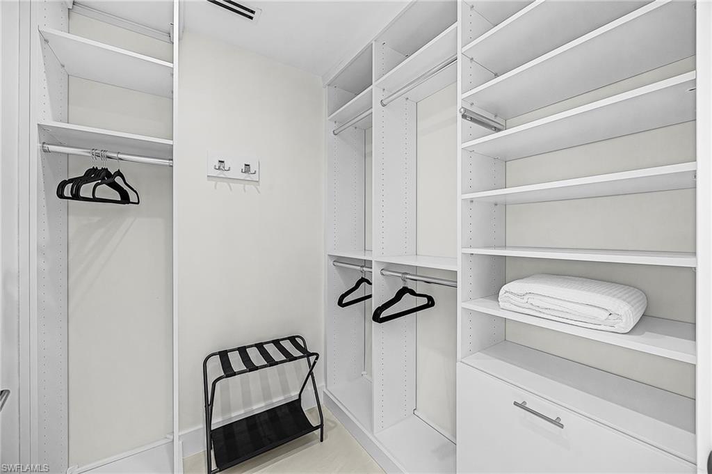 View of spacious closet - Virtually Edited Image