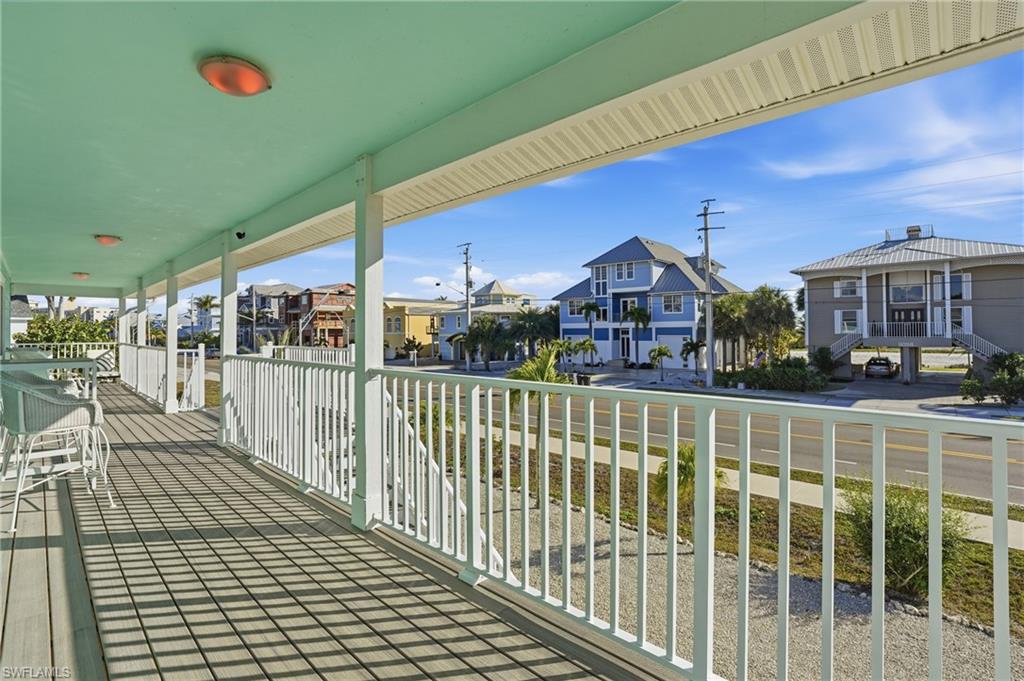 Balcony featuring a residential view - Virtually Edited Image