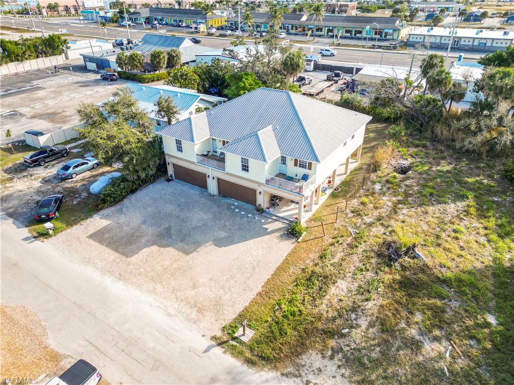 View from above of property