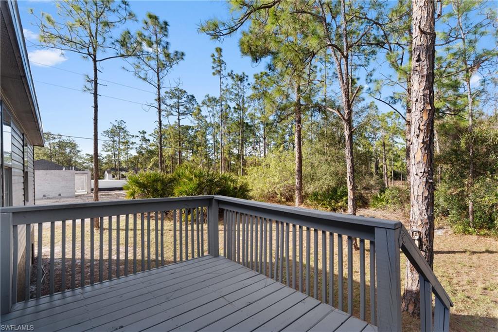 View of deck