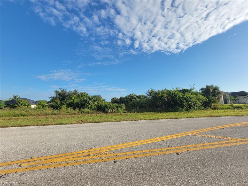 View of asphalt street
