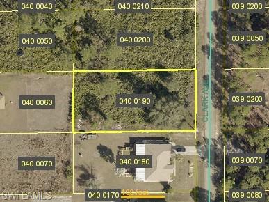 Aerial view of property's location