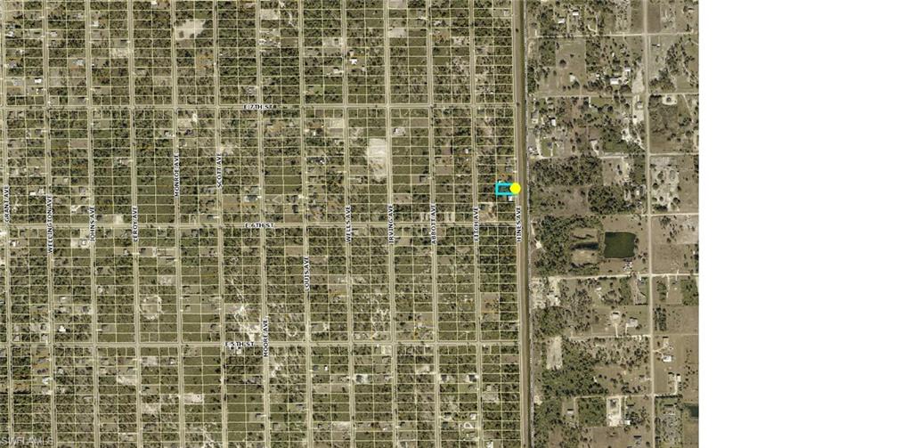 Aerial view of property's location