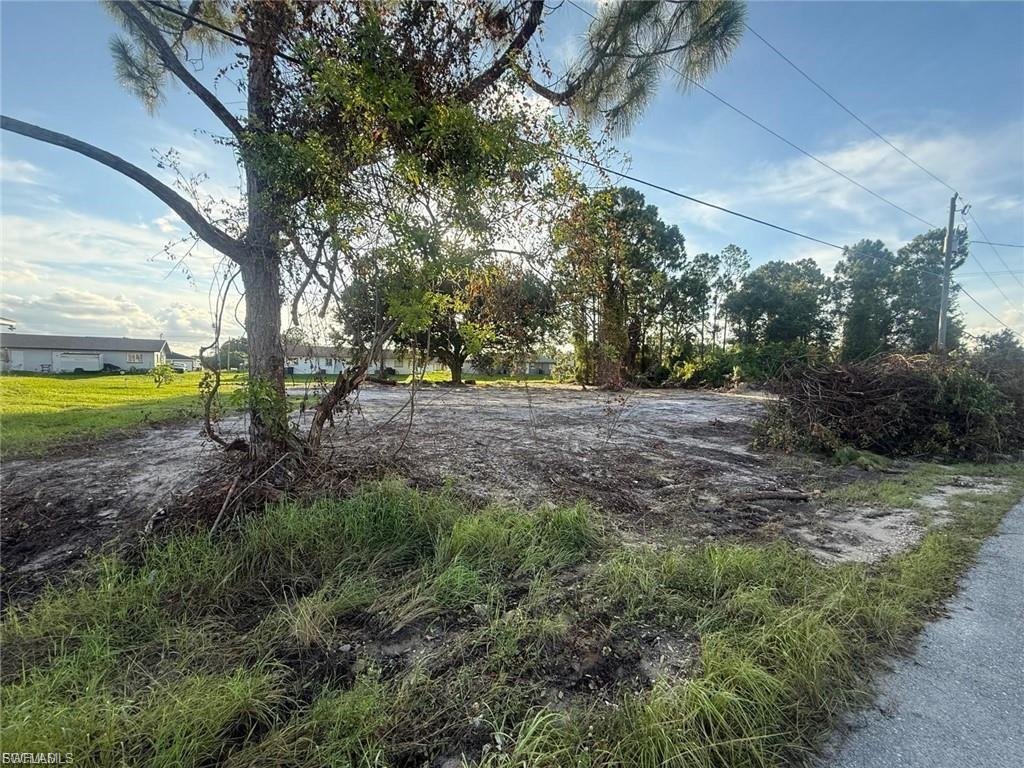 CLEARED vacant land