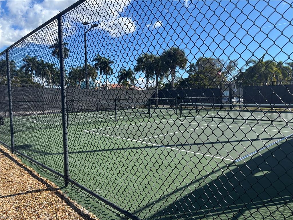 Pickleball and  tennis courts
