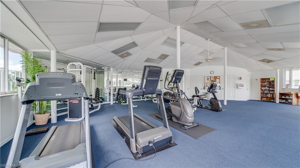 View of workout area