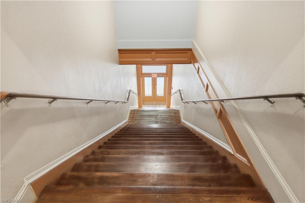 Historic stairway entry - downtown first street