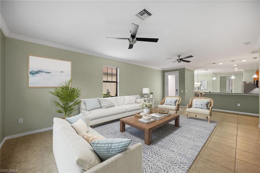 Great Room-virtually staged