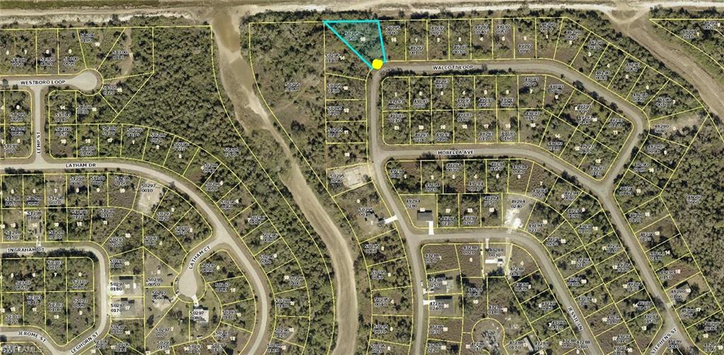 Aerial view of property's location