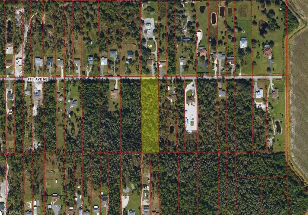 Map / location with property parcel outlined