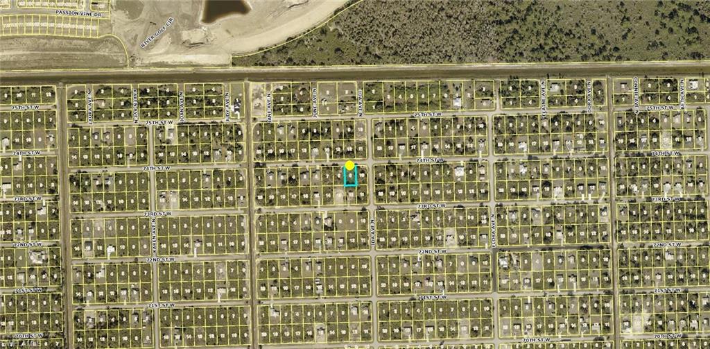 Aerial overview of property's location