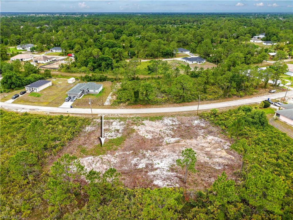 Drone / aerial view of a heavily wooded area