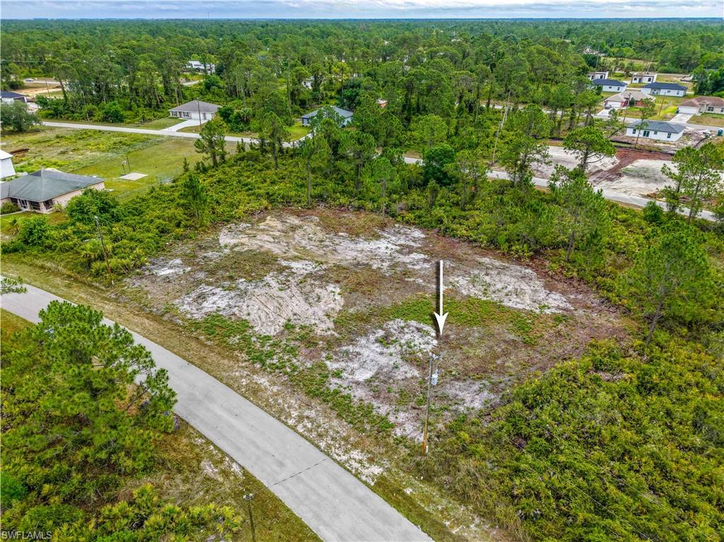 Drone / aerial view of a heavily wooded area