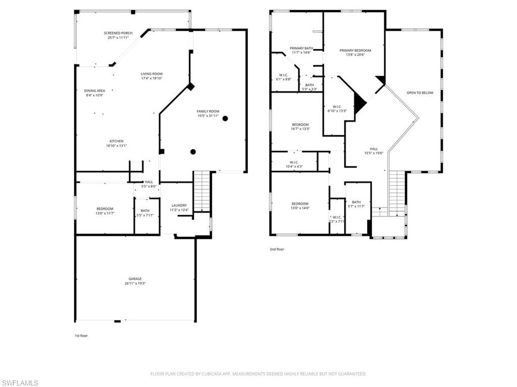 View of room layout