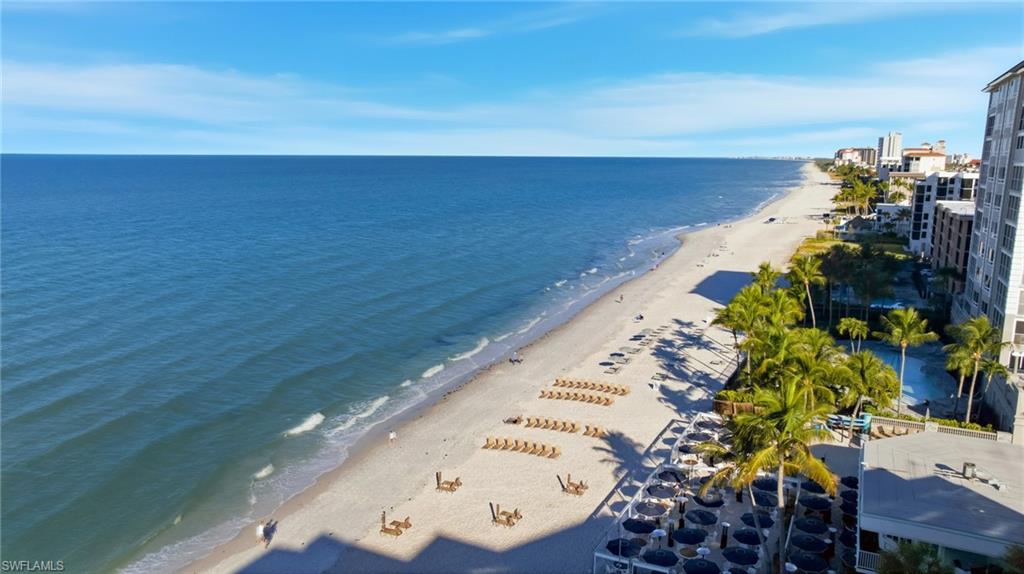 Water view featuring local beach
