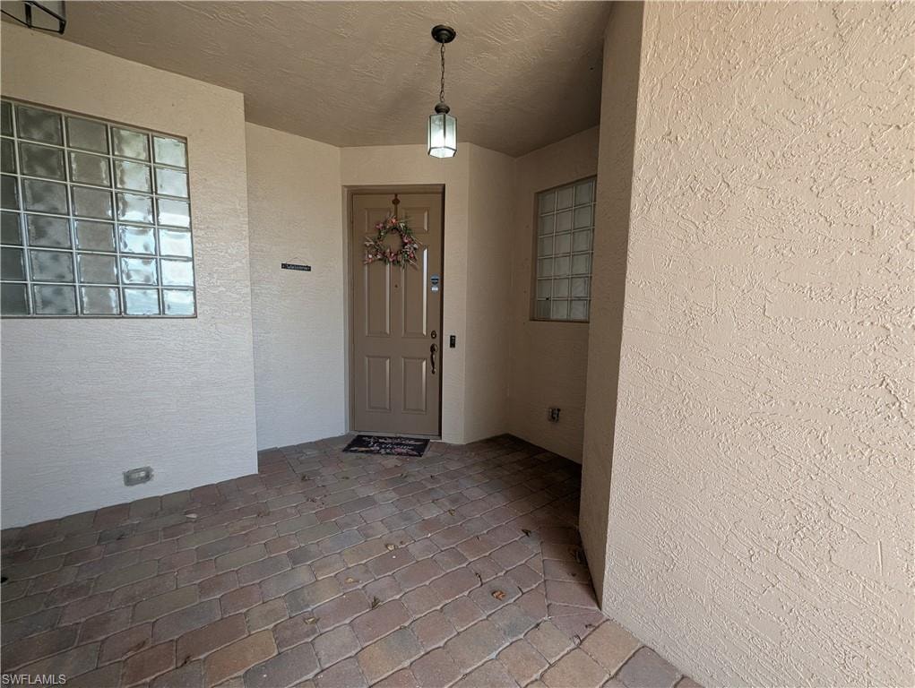 Doorway to property