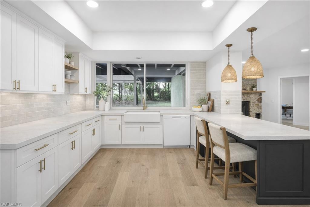 Photo includes reality renovation/ staging to showcase the possibility of the kitchen. Design services included with purchase!