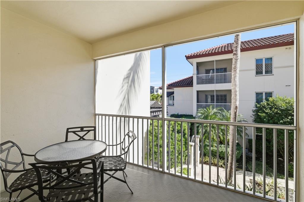 Balcony with a sunroom