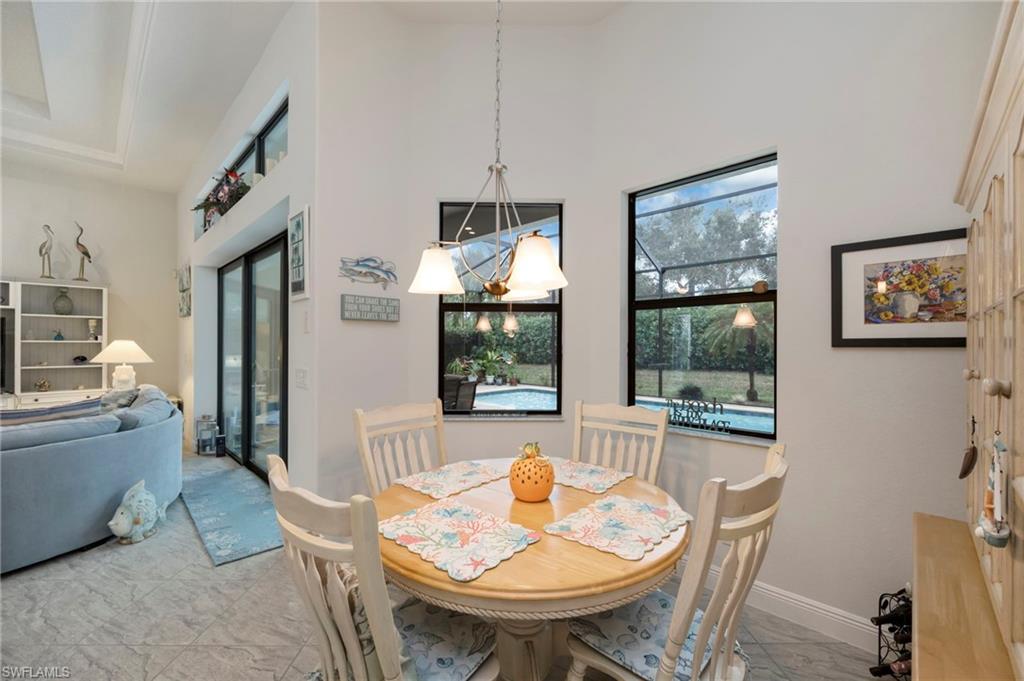 View of dining room
