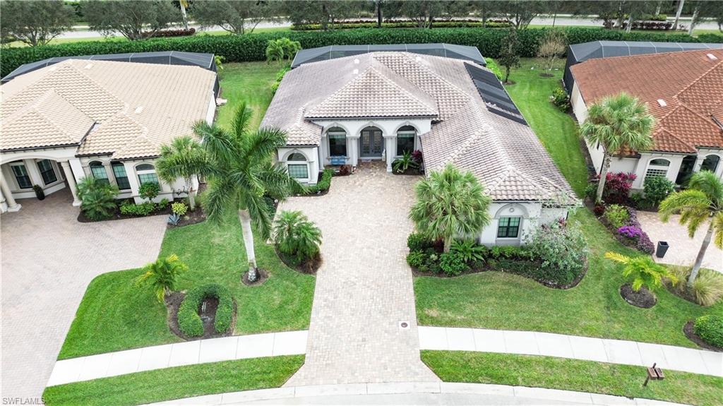 Aerial view of property and surrounding area