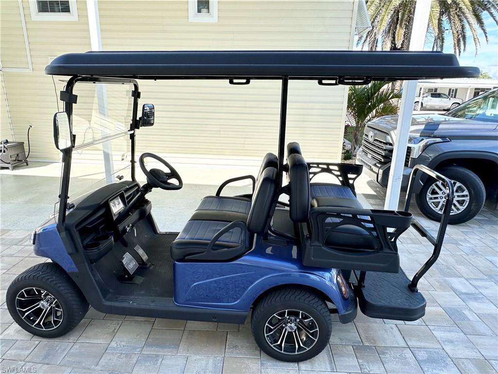 New golf cart included in sale of property
