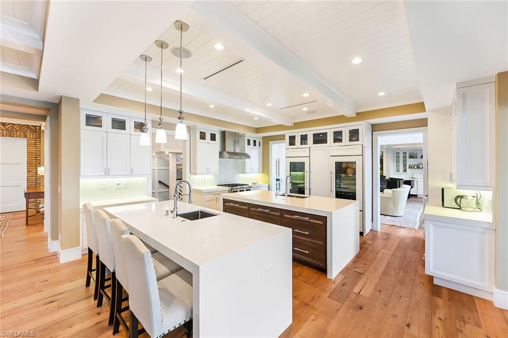 Kitchen with Two Islands