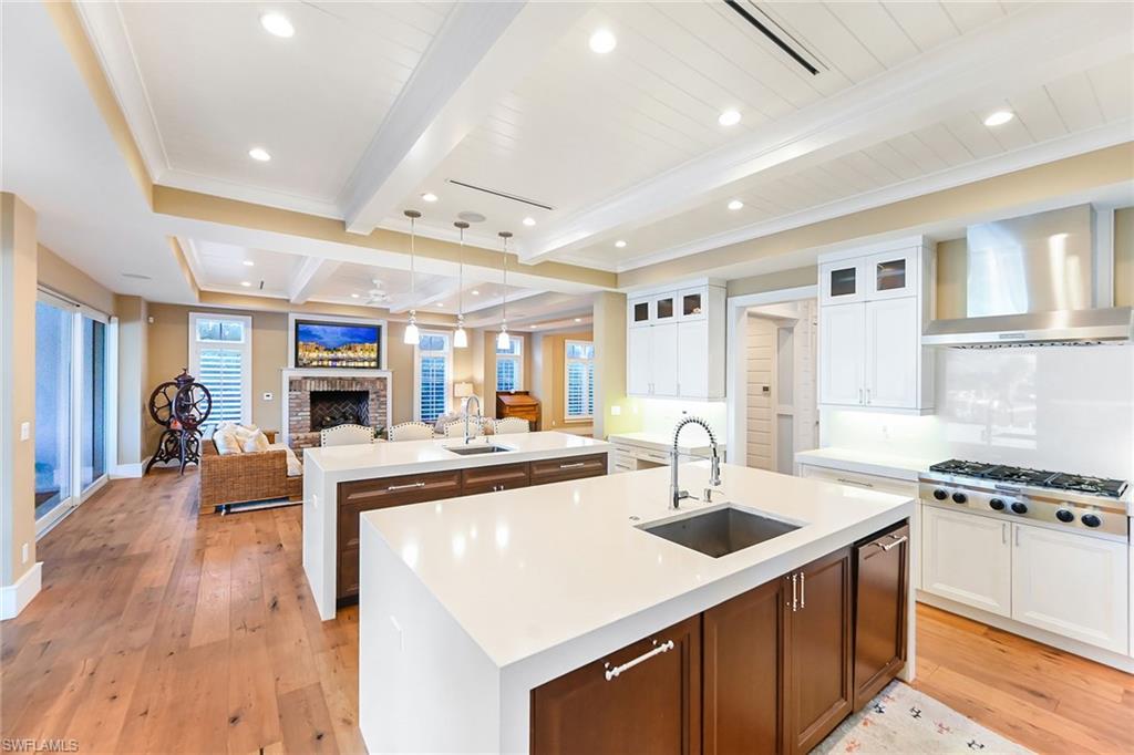 View from Kitchen to Family Room