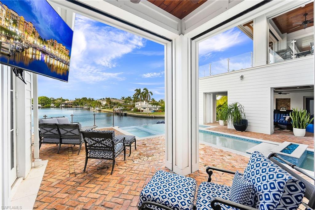 Covered Patio off of Wet Bar/Living Room