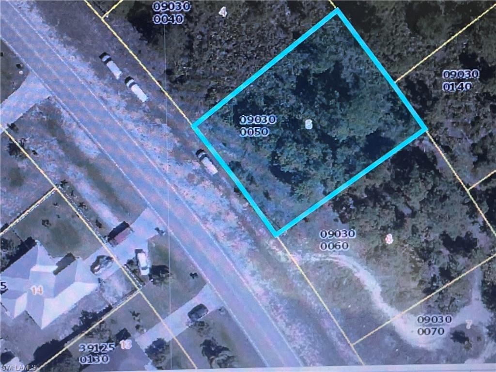 Map / location with property boundaries highlighted