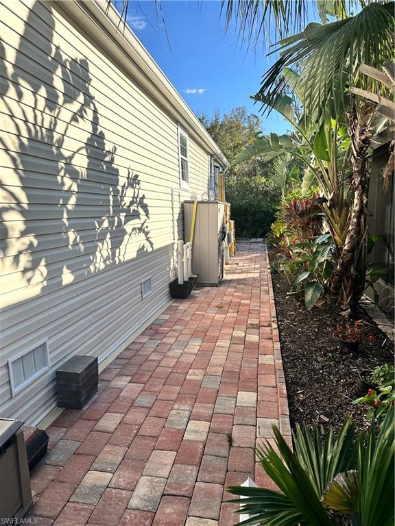 View of patio