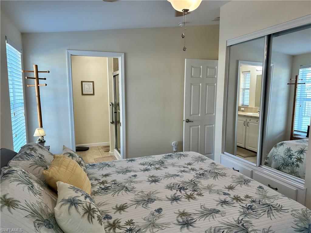 Bedroom with connected bathroom