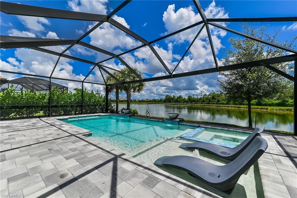 Very private Lanai with Pool and Spa and incredible view