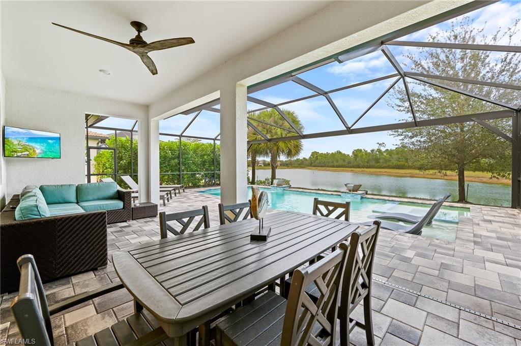 Lanai with amazing private view