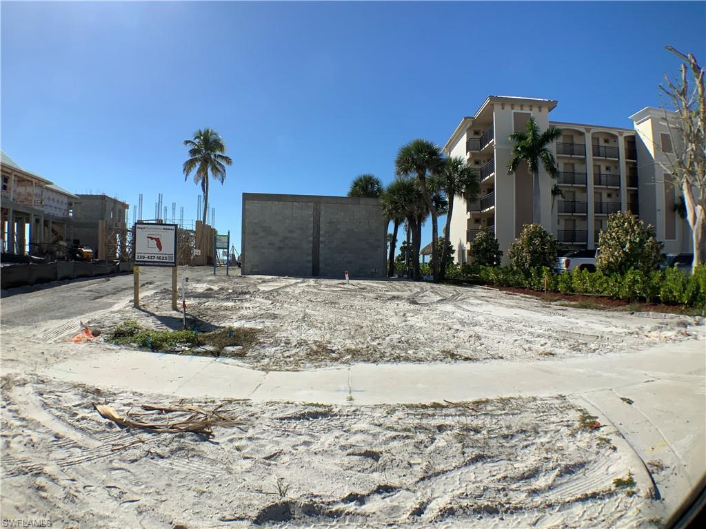 Direct look into lot from Estero blvd , concrete wall on back lot line, drive way paved on right side off Estero blvd