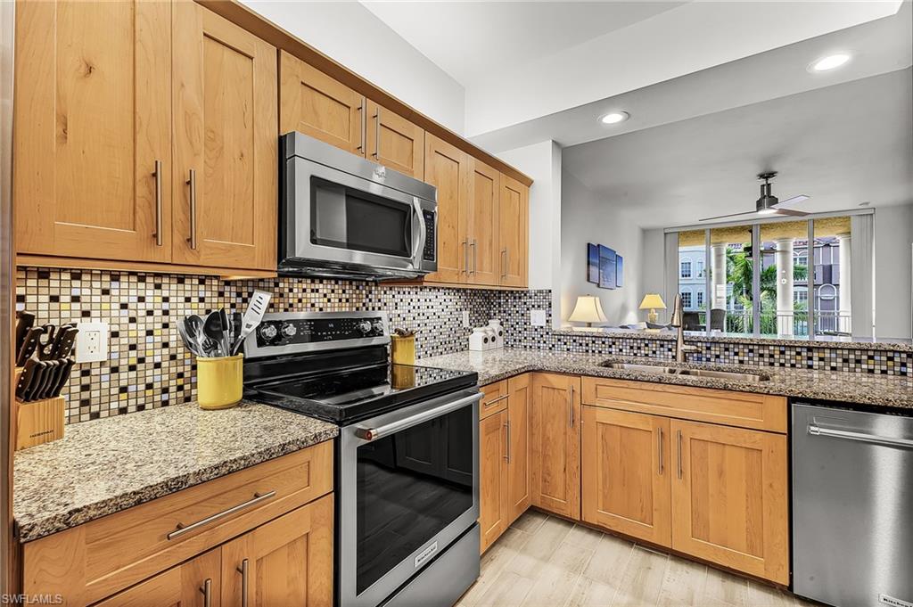 Ample cabinetry