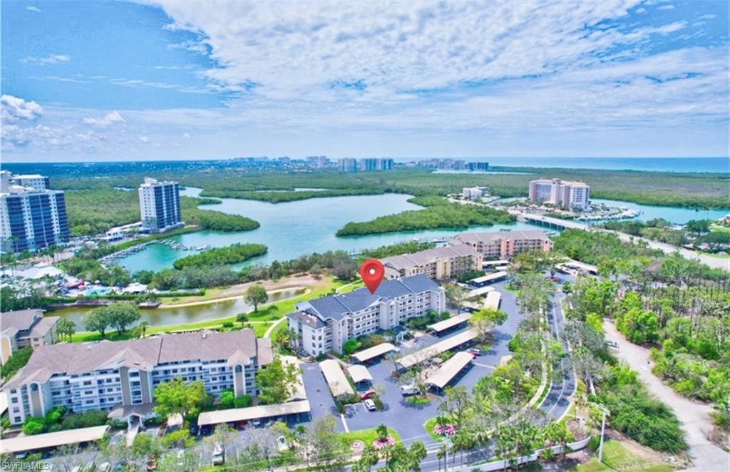 View of urban area featuring a large body of water