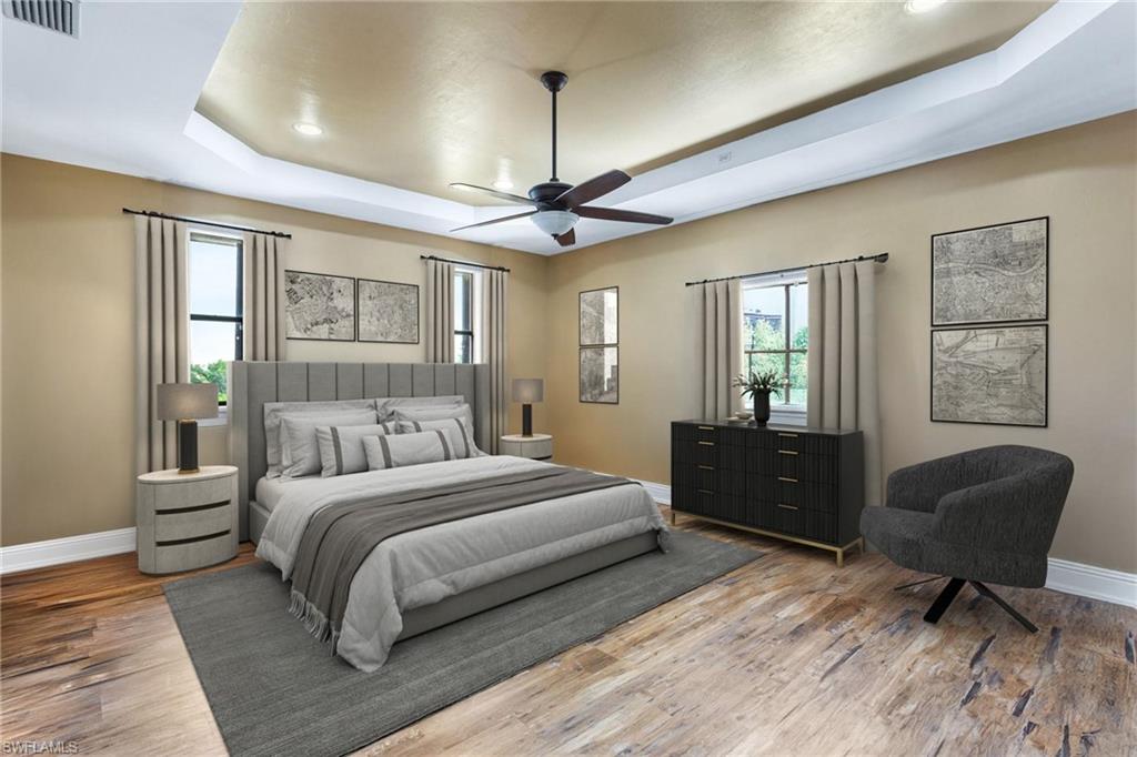 Virtual Staging Master Bedroom