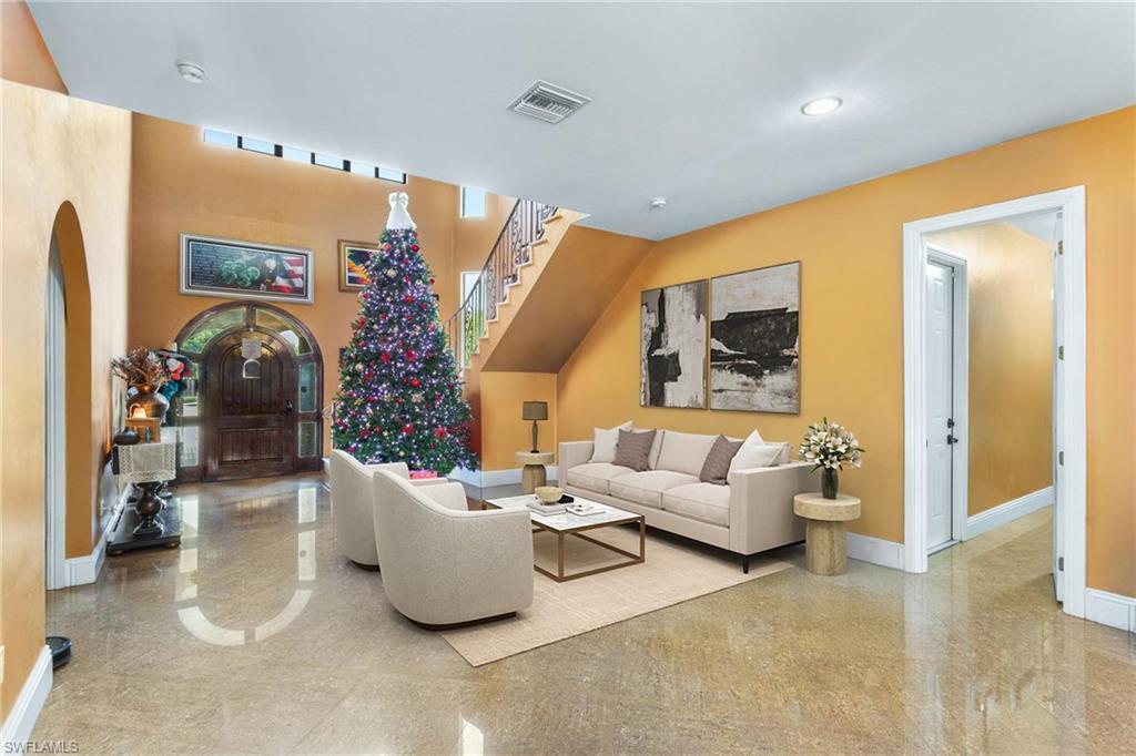 Virtually Staged Living Room