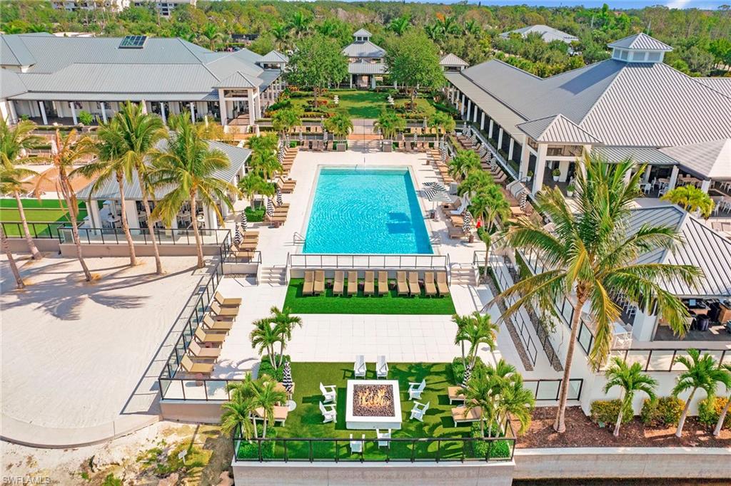 Aerial view of Kalea Bay pool area