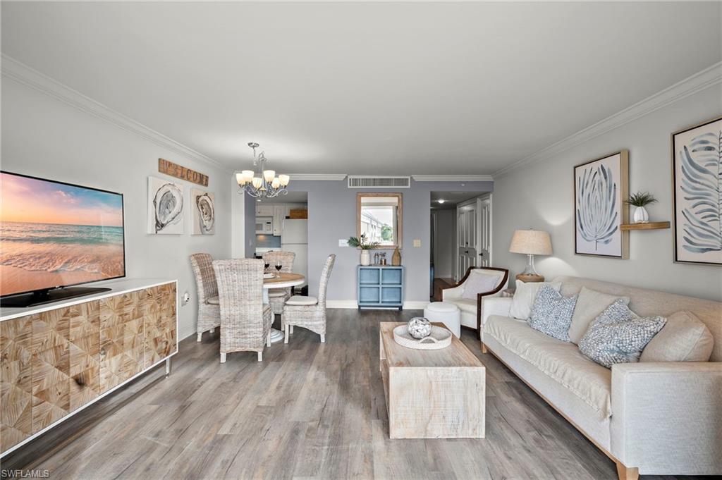 Newly updated luxury vinyl plank flooring throughout
