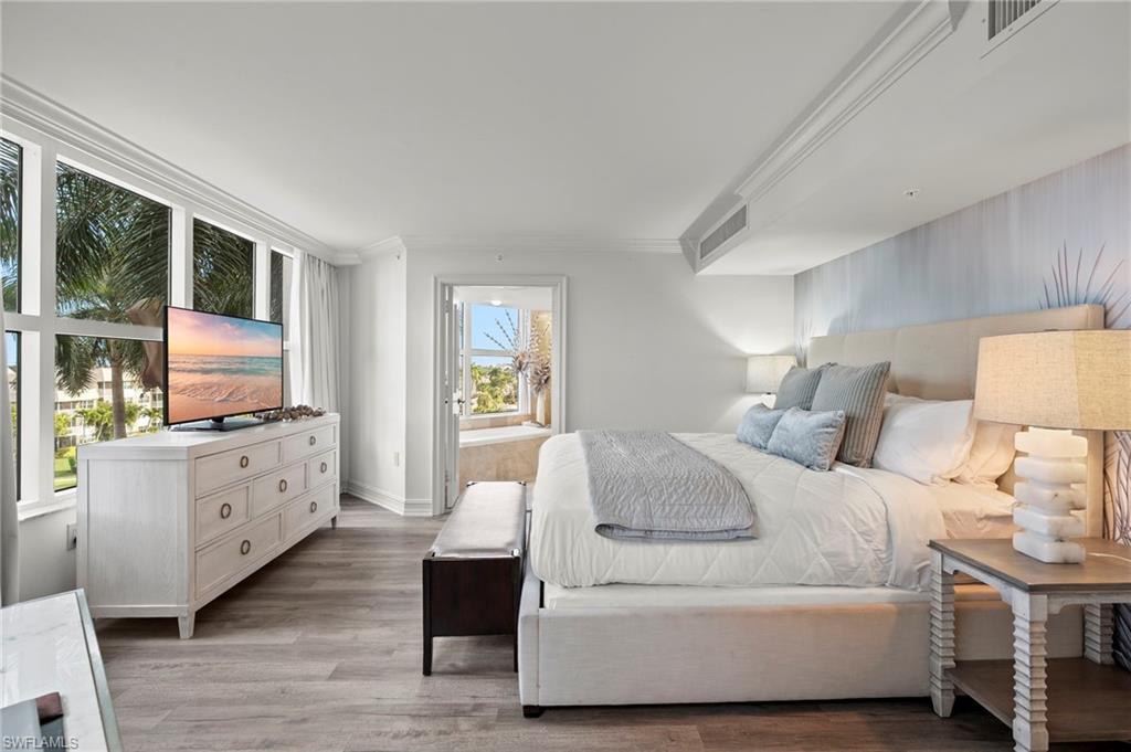 Tastefully decorated giving a luxurious feel.  New custom drapes and furniture (2023)