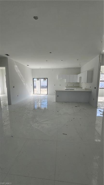 View of unfurnished living room