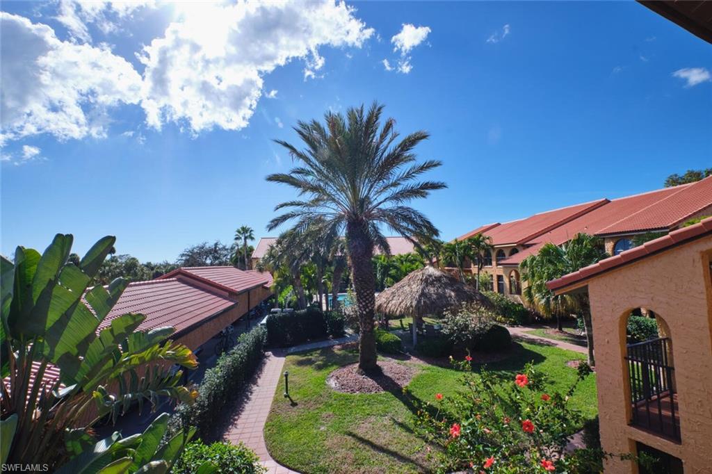 View of grassy yard