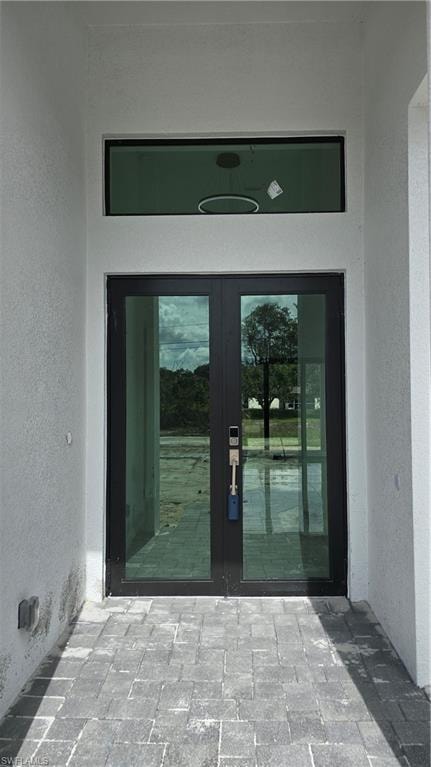 Covered Porch DOUBLE DOORS & Transom Window
